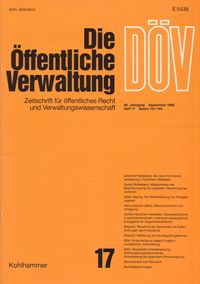 Möglichkeiten der Beschleunigung von parallelen Genehmigungsverfahren, in: Die Öffentliche Verwaltung (DÖV) 1995, S. 710 ff