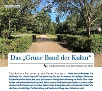 Das „Grüne Band der Kultur – Perspektiven für eine Entwicklung der Stadt, in: Mainz-Vierteljahreshefte (MVJH) 1/20, S. 56 ff.