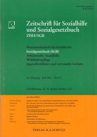 Das Altenteil und seine Überleitung auf den Träger der Sozialhilfe, in: Zeitung für Sozialhilfe/Sozialgesetzbuch (ZfSH/SGB) 1987, S. 344 ff.
